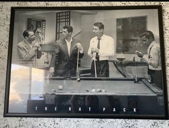 The RAT PACK Framed POSTER SIZE Picture