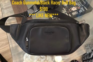 Coach Black Racer Belt Bag Excellent Condition Like New $90 OBO