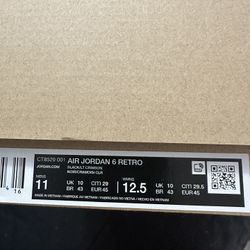 Air Jordan 6 Retro Infrared Salesman 