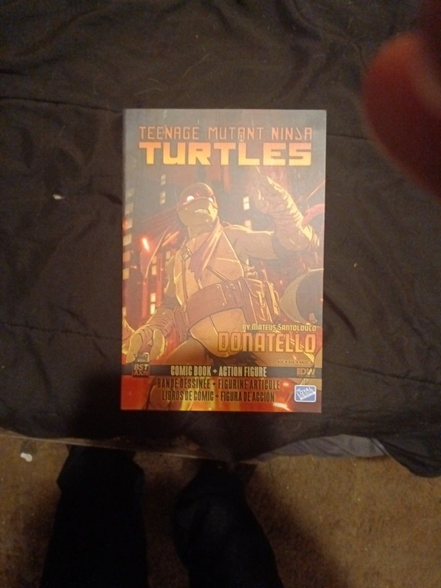 UNOPEN Donatello Comic & Action Figure