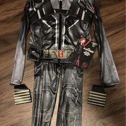 DISNEY STORE MARVEL Black Widow KIDS COSTUME (size 5/6) NWT 