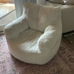 Two Boucle Armchairs