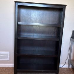 Black Bookcase 4 Shelves