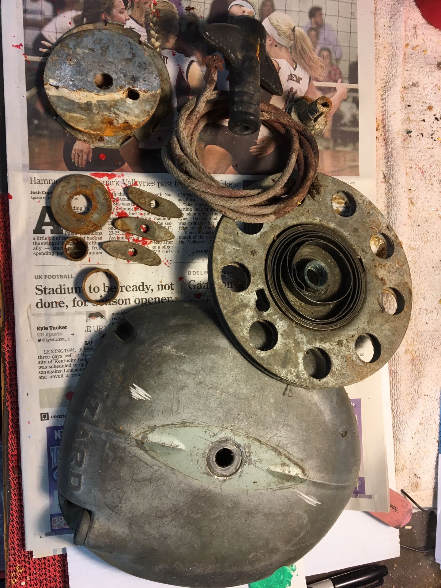 Wizard outboard motor cover