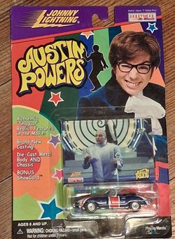 Johnny Lightning Austin Powers Shaguar Die-Cast Car with card