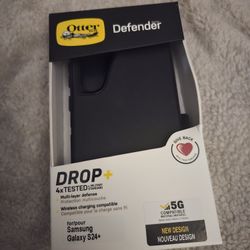 Otter Defender Samsung galaxy 24+ case black NEW