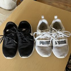 TODDLERS NIKES AND PUMA SIZE 12c And 13c BOTH FOR