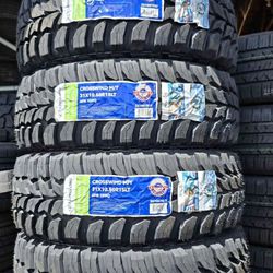 31x10.50R15LT Set Of 4 Crosswind M/T New Tires