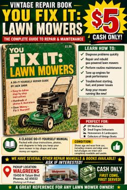 📚 **You Fix It: Lawn Mowers – Vintage Repair & Maintenance Manual**