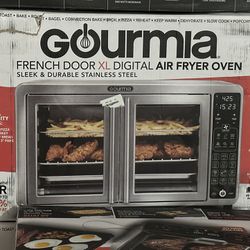 Gourmia 43L XL Digital Countertop Oven with Single-Pull French Doors