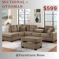 Beige Sectional Sofas