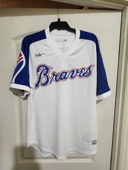 Atlanta Braves Nike Cooperstown Collection Throwback Blank Jersey - Multiple Sizes, S, M, & XL