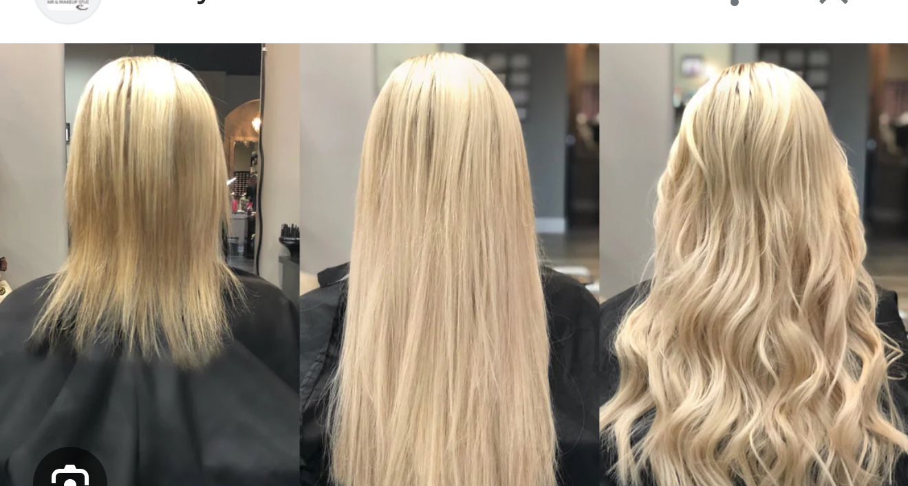 Keratin Hair Extension Installation 
