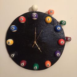 Billiards Pool Clock