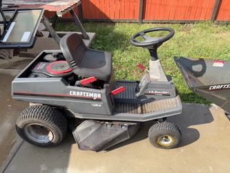 Craftsman riding mower
