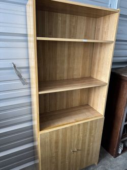 Tall Storage Cabinet Pantry Cupboard with 2 Drawers & Rattan Doors