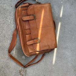 Leather Laptop Bag 