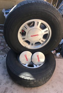 Two gmc tires for Yukon or Sierra
