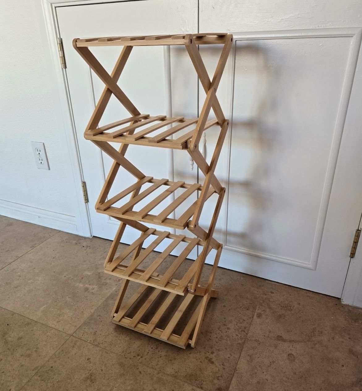 Brand New folding 5 Tier Portable Shoe Storage Rack