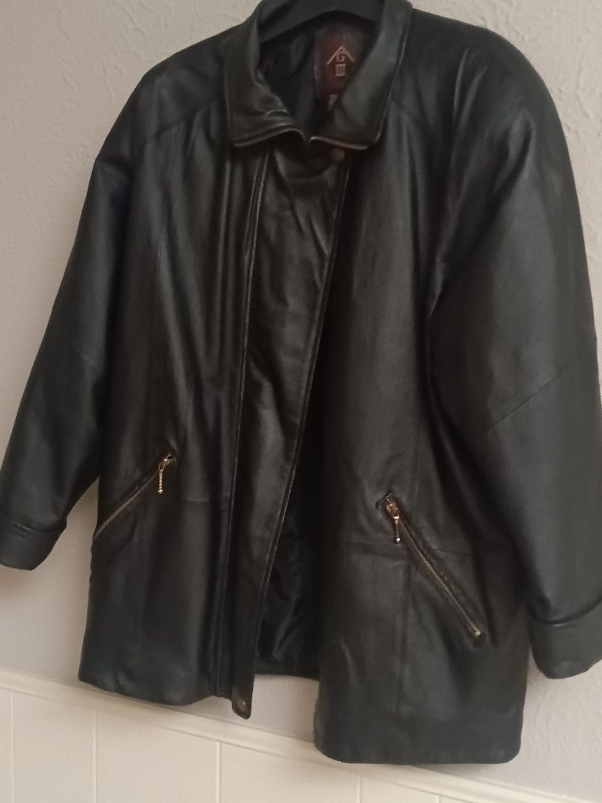 Large Size Leather🧥🧥 Jacket 🧥 🧥 ($20.00) 🧥🧥