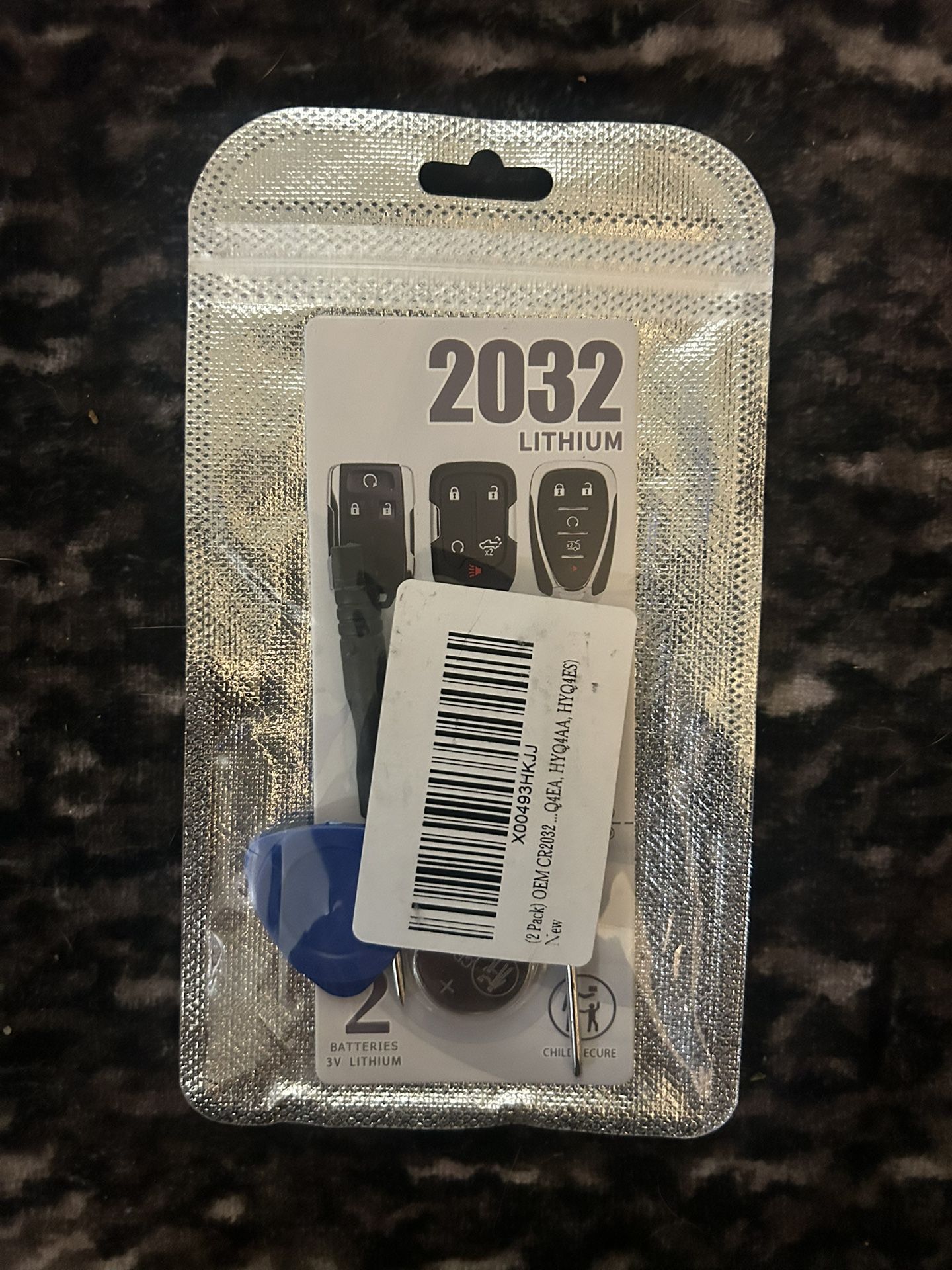 π CR2032 Lithium Coin Batteries (2-Pack) + Key Fob Tool Kit π