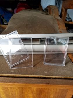 Plastic protectors for any type of sports memorabilia cards