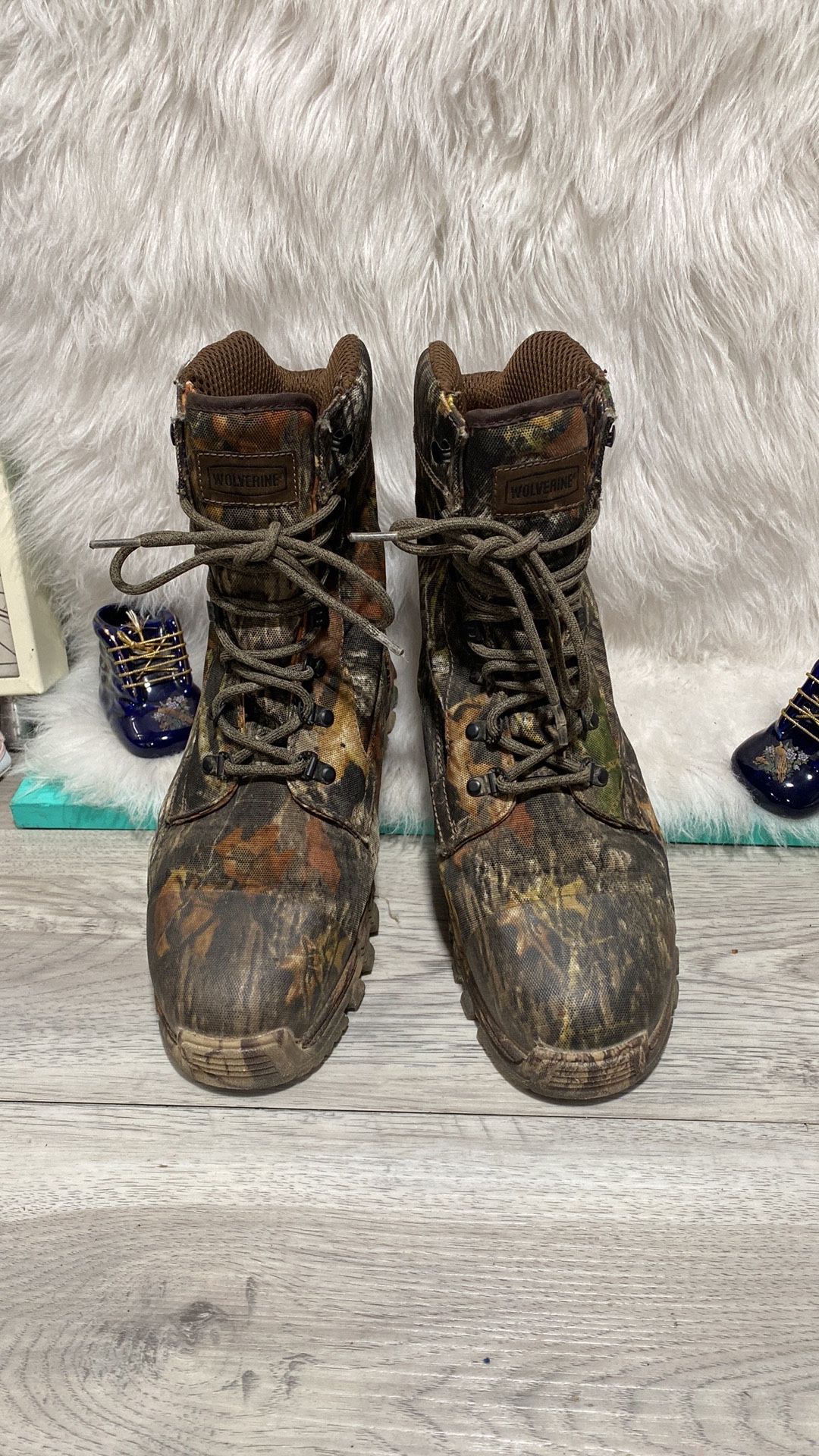 Wolverine King Caribou IV Mossy Oak Country Boots size 10 M