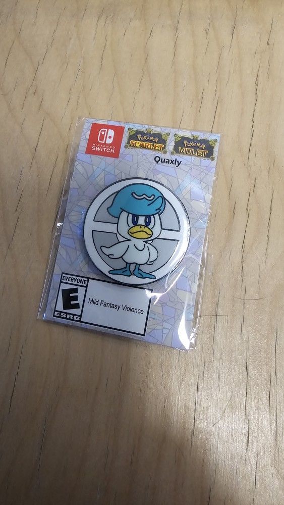 Pokemon - Quaxly Play Lab Pin - LvL Up EXPO 2025