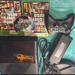 Xbox 360 E 250 Gig W Games And One Control