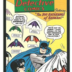 Detective Comics 244 Postcard (DC Comics) Batman & Robin Batarang X