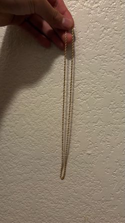 10k solid rope chain