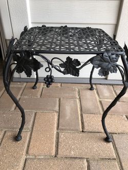 Wrought iron table