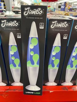 Jambo Lava Lamp ( Orange / Blue ) Available