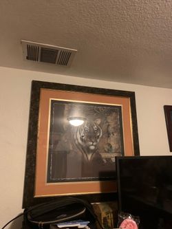 Cuadro  de un tigre