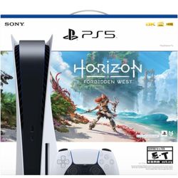 🎮 PlayStation 5 Horizon Forbidden West Bundle – Excellent Working Condition with Original Box 