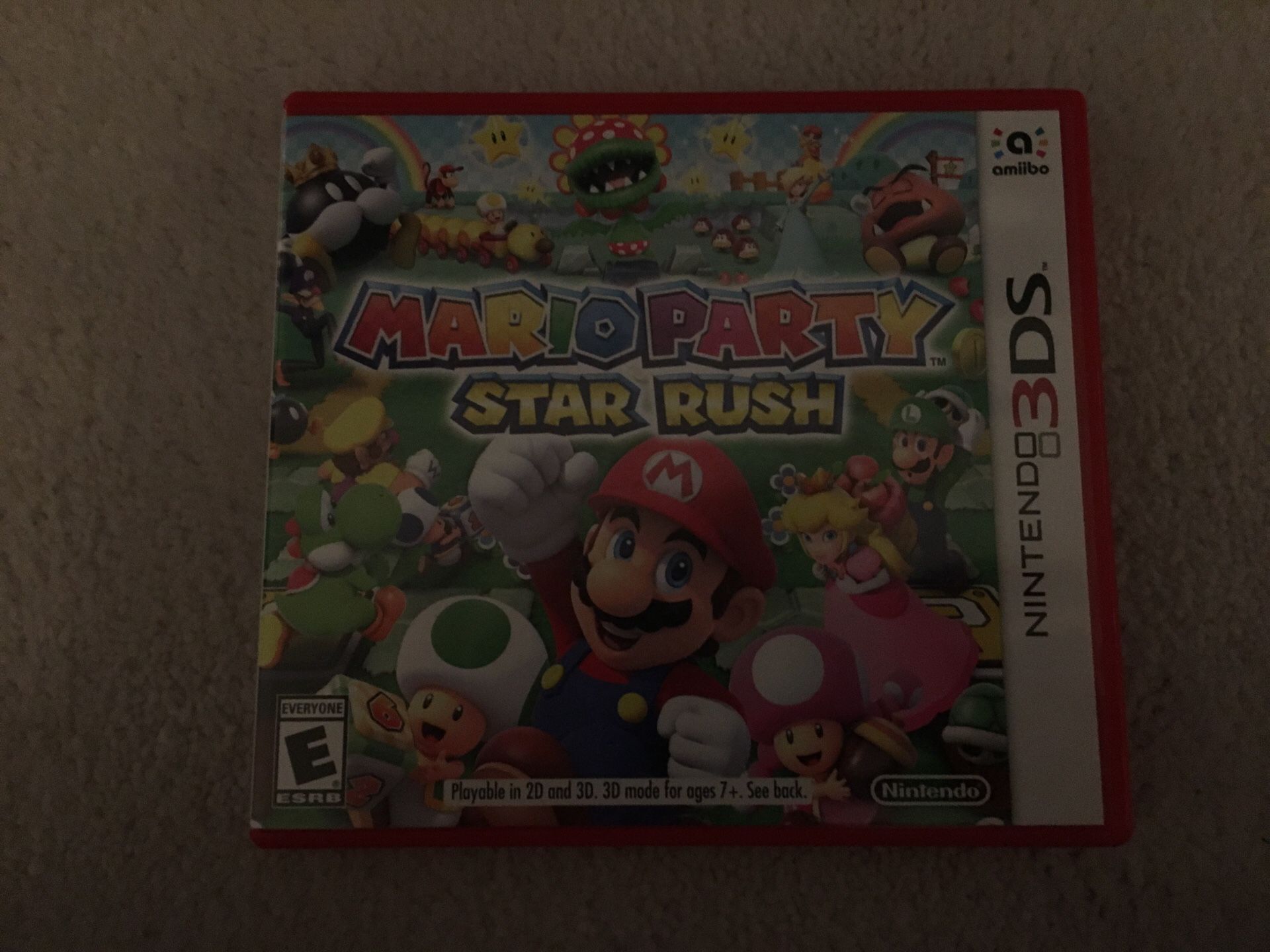 Mario Party Star Rush (used once) Super Smash 3ds