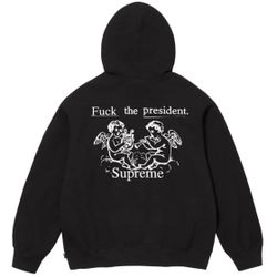 Supreme President Hooded Sweatshirt Black 
