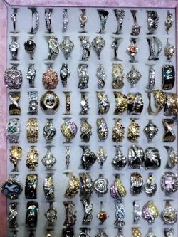 .925 Sterling Silver Rings 