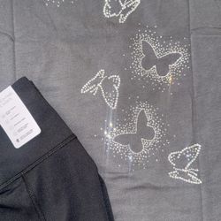 New PINK shine Shorts Set Medium🦋