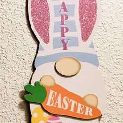 Brand-new Happy Easter Gnome Sign 