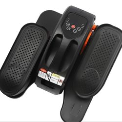 Under Desk Elliptical, Portable Electric Seated Pedal Exerciser w/Remote Control, 5 Adjustable Speeds & LED Monitor, Portable Ellipse Pedal Leg