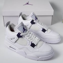 Air Jordan 4 Retro Metallic Purple