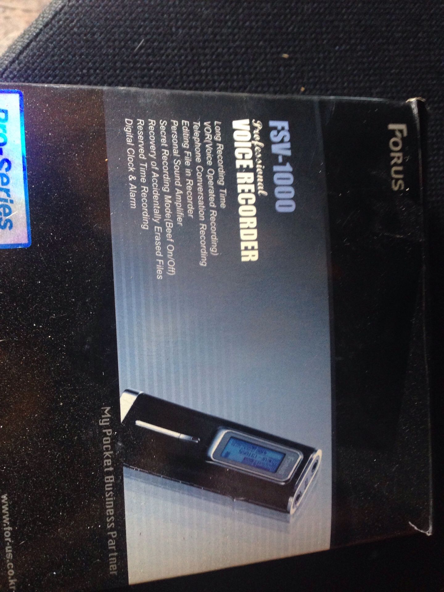 Forus FSV-1000 voice recorder