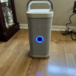 Brookstone Big Blue Party Speaker Bluetooth Indoor Outdoor