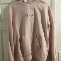 Tyler The Creator Golfwang Pink Hoodie Medium Size