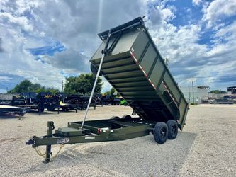 7x16 4ft sides Dump Trailer