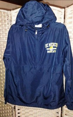 FIRM IN MERCED‼️UC Merced Bobcats Navy Pullover Windbreaker SIZE XS