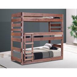 Real wood solid triple bunk bed!