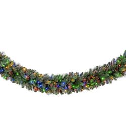 9’ Pre-lit LED With Twinkle Artificial Greenery Garland