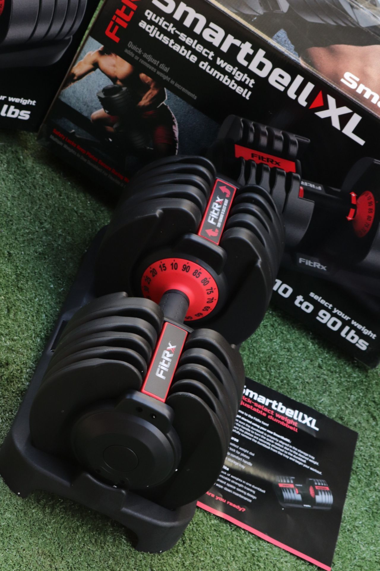 FitRx Smartbell XL 10-90 lbs adjustable dumbbells ( price is for the Pair)
